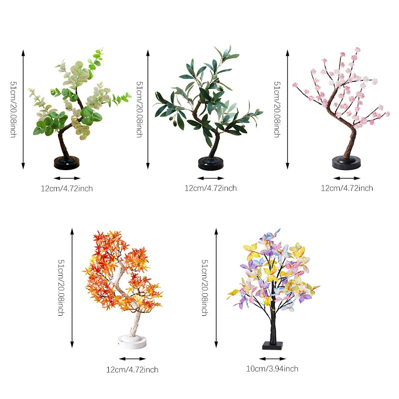 LED Tabletop Tree Lamp