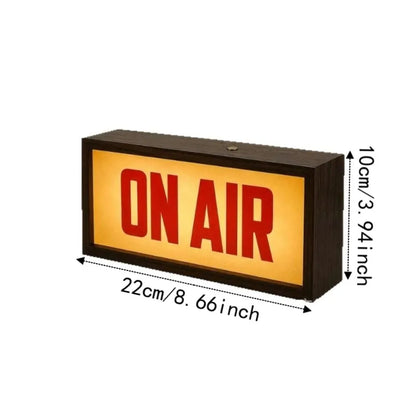 LED Recording Studio Sign Lamp