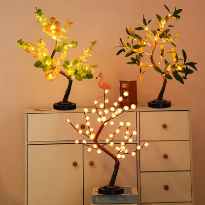 LED Tabletop Tree Lamp
