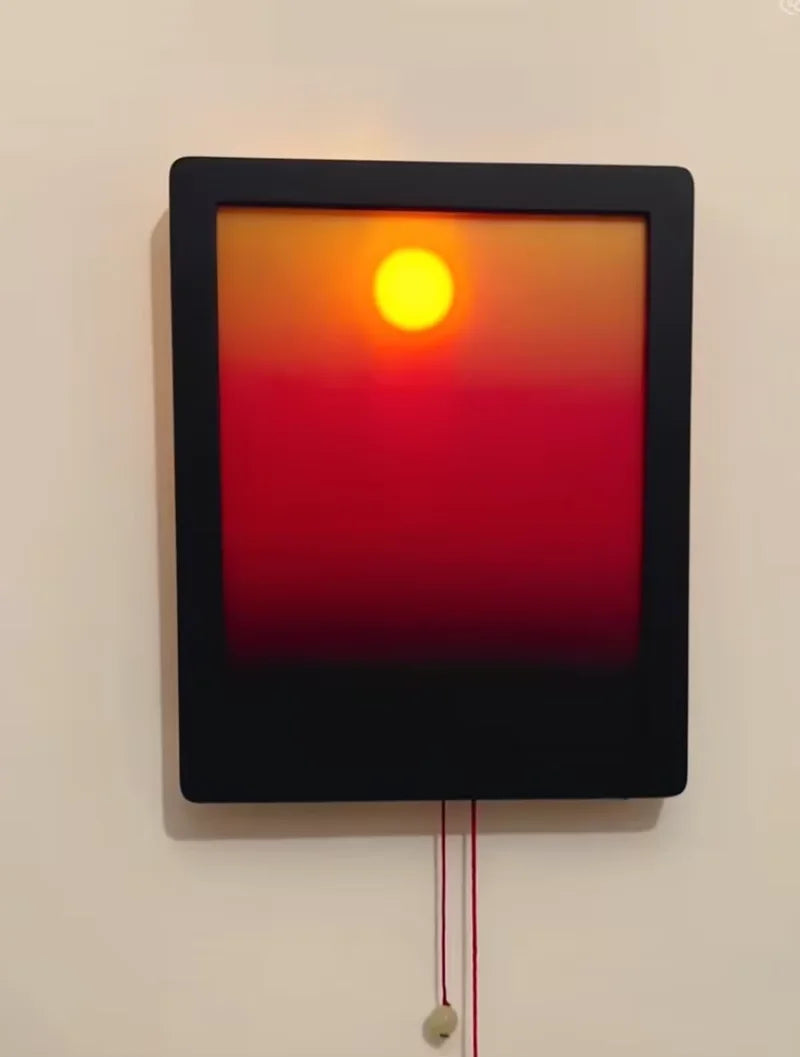 Kinetic Sunrise Sunset Wall Lamp
