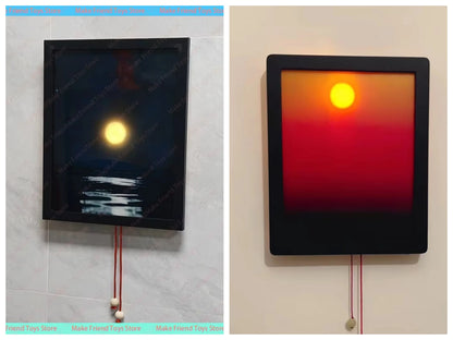 Kinetic Sunrise Sunset Wall Lamp
